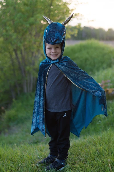 Child wearing Starry Night Dragon